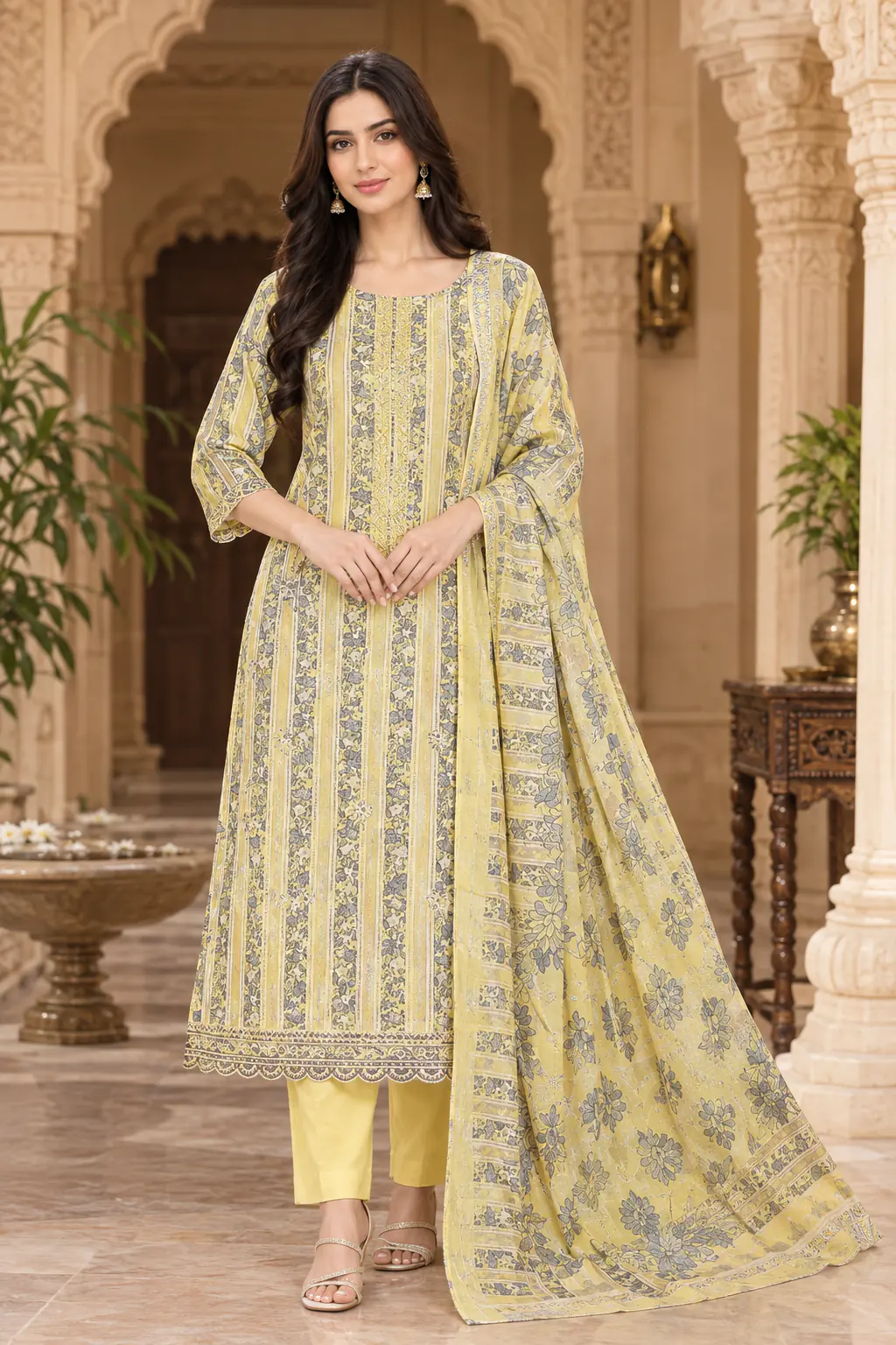 বোরাক ফ্যাশন পাকহি থ্রি-পিস — ডিজাইন D-6015